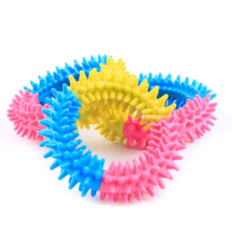 1Pcs Puppy Product Pet Toys for Small Dogs Rubber Resistance To Bite Dog Toy Teeth Cleaning Chew Supplies | Дом и сад