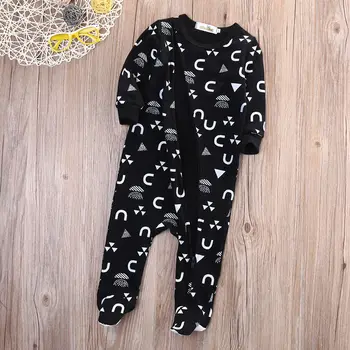 Newborn Baby Kids Boys Girls Clothes Warm Jumpsuit Romper Cotton Baby Boy Zipper Clothes Outfits Set 0-18M 4