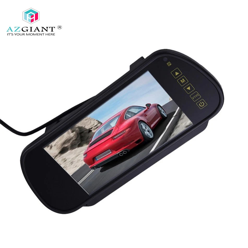 

AZGIANT Dash Cam 7 Inch 7W Universal LCD Digital High-definition HD DVD VCD Car Display Car Rearview Mirror DC12-24V