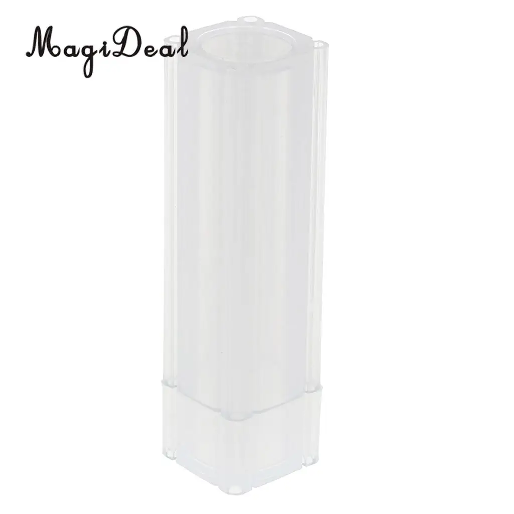 Plastic Coins Collections Tube Capsule Box Holder Case Storage 19mm Coin Box Accessories