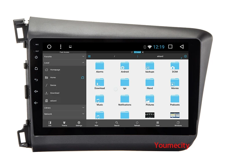 

NEW!!!Android 8.1 2 DIN 9 ' Octa Core Car dvd Video GPS Player For Honda Civic 2012-2013 Capacitive screen 1024 *600+wifi+Radio
