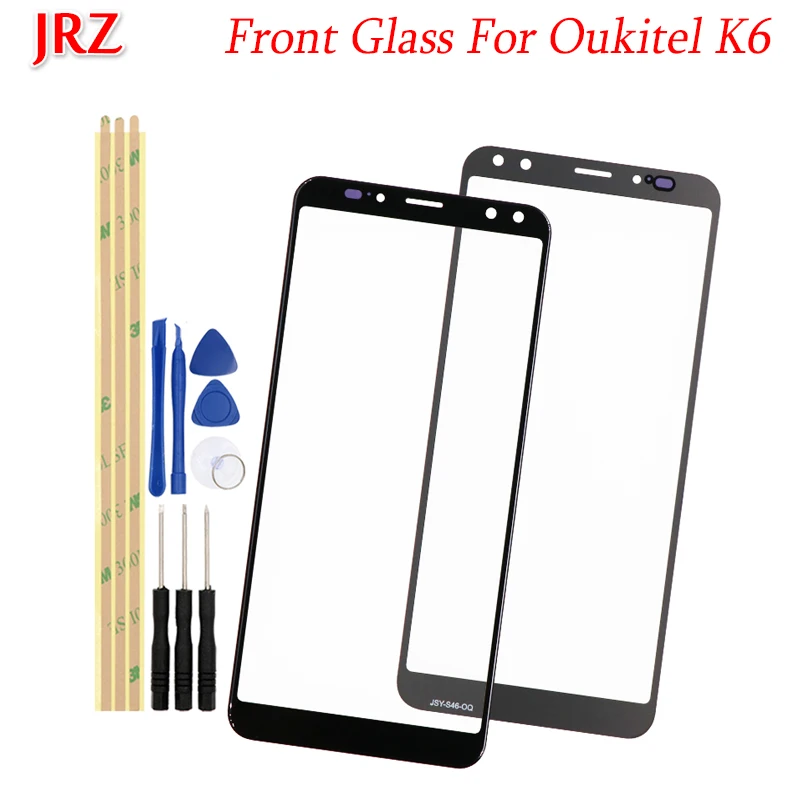

6.0inch For Oukitel K6 Touch Screen Front Outer Glass Touch Sensor Panel Lens Phone Replacement Parts with Tools Set​