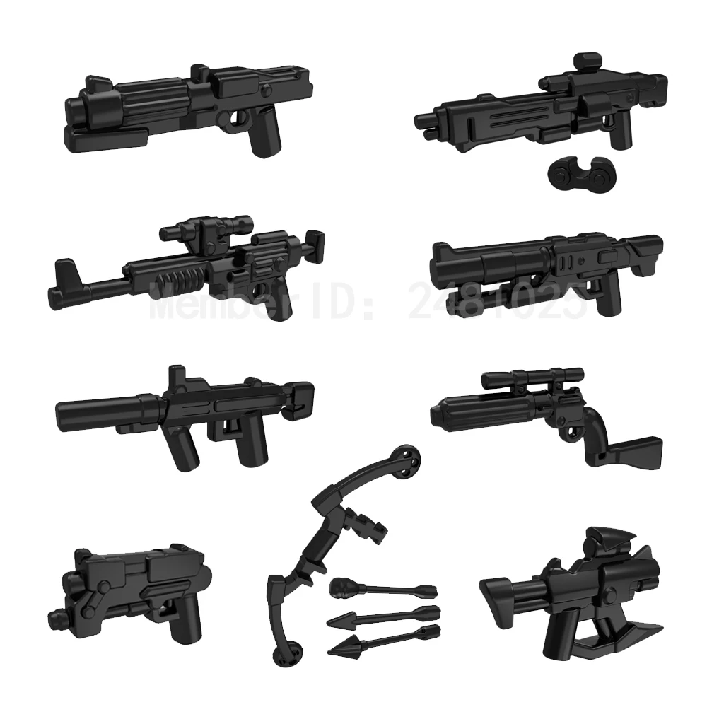 10pcs/set Pog Weapon Gun Star Wars DIY Super Heroes Building Blocks Sets Model Bricks Toys for Children Compatible with Legoe 10pcs/set Pog Weapon Gun Star Wars DIY Super Heroes Building Blocks Sets Model Bricks Toys for Children Compatible with Legoe