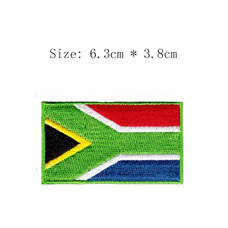 Центральная Африка, Южно-африканская страна, флаг mauritium Chad zimbabu вышивка патч 6,3 см Широкий Железный на патч - Цвет: Прозрачный