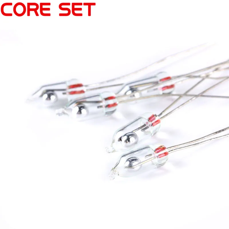 

10pcs/lot 3MM Diameter Mercury Switch Sensor Unidirectional High Quality