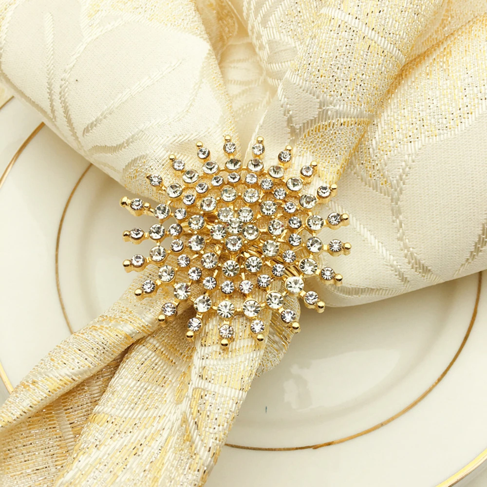 Buy 12pcs Fine Napkin Circle Hotel Wedding Supplies
