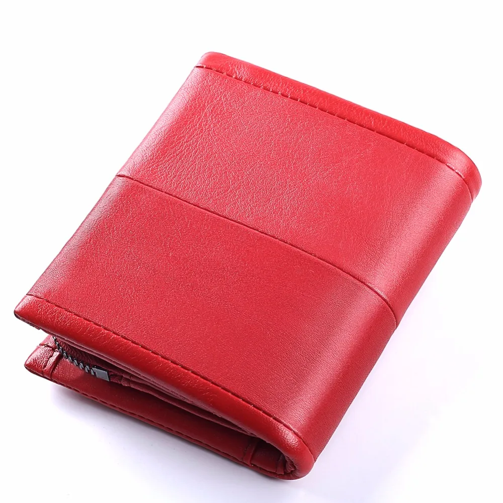 GZCZ Genuine Leather Women Wallet Female Zipper Small Walet Clamp For Money Coin Purse Card Holder Portomonee Mini Purse Rfid GZCZ Genuine Leather Women Wallet Female Zipper Small Walet Clamp For Money Coin Purse Card Holder Portomonee Mini Purse Rfid