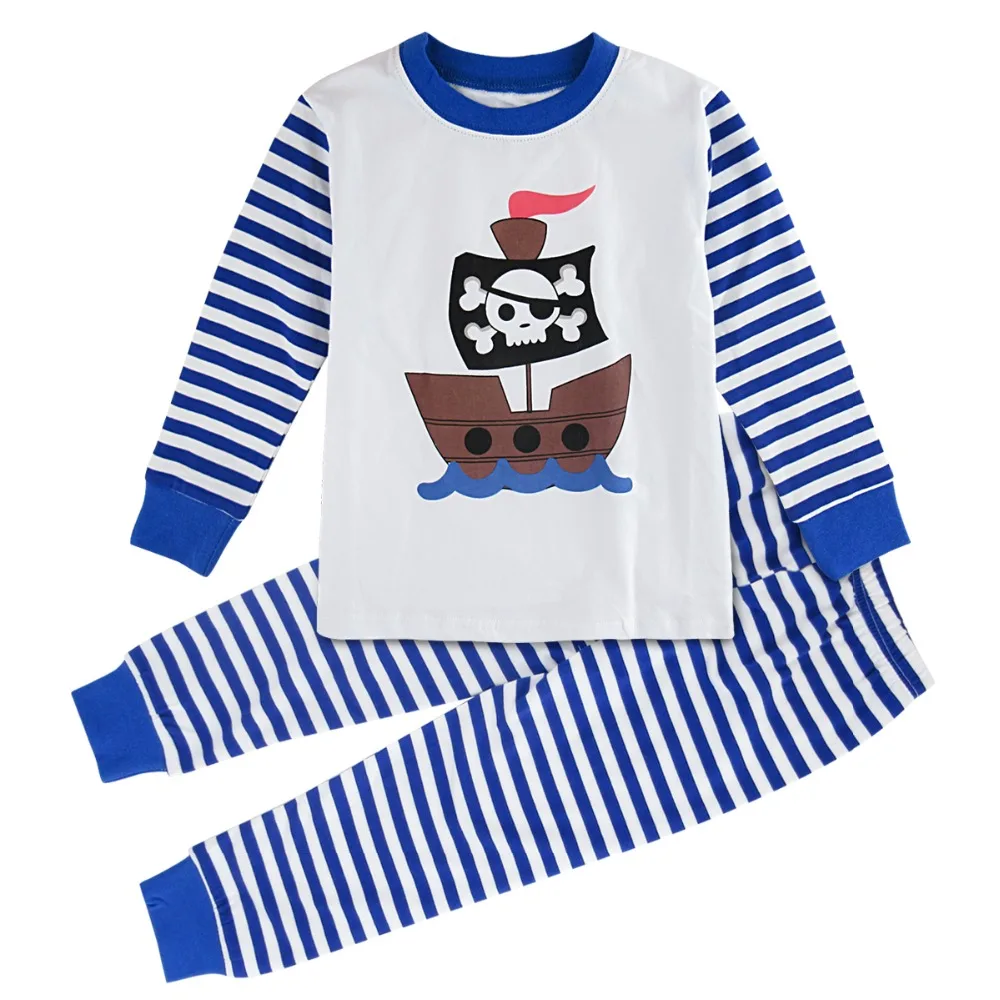 

Boys Striped Pajamas Child Pirate Sleepwear Kids Winter Long Sleeve Pyjamas Children Loungewear Pajamas For Boys Nightwear