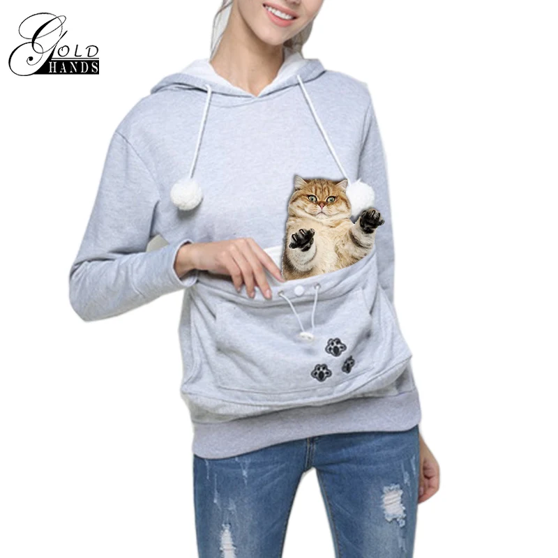 kittyroo moletom com capuz