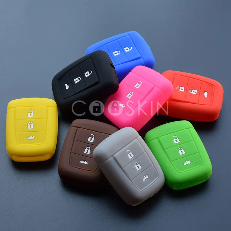 3 button car key Silicone rubber case cover set skin cap For HOLDEN VE COMMODORE Omega Berlina