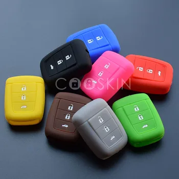 

3 button car key Silicone rubber case cover set skin cap For HOLDEN VE COMMODORE Omega Berlina Calais SV6 HSV remote protect