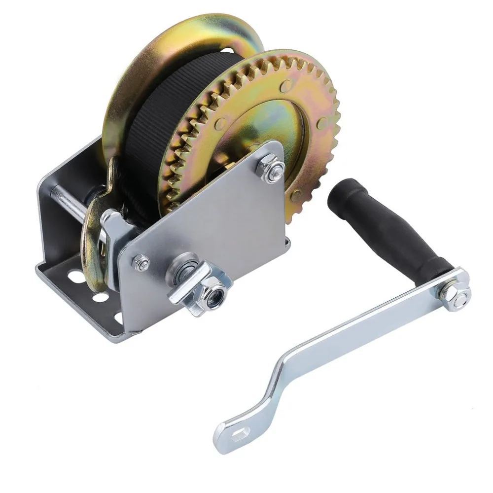 Heavy Duty 1200lbs*6m Boat Truck Auto Hand Manual Winch Smooth Action