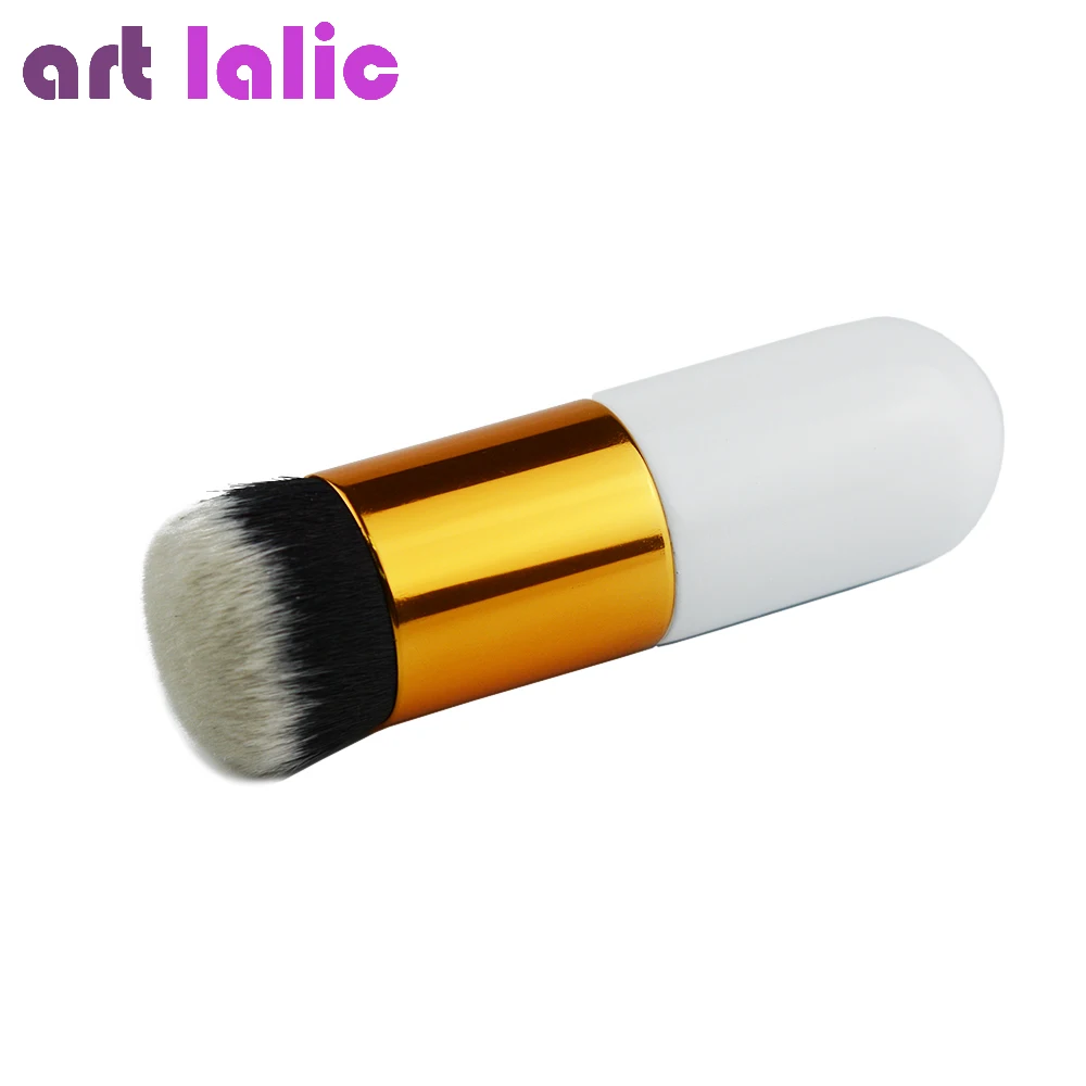 

1PC Explosion models chubby pier foundation brush flat cream makeup brushes Professional Cosmetic Make-up Brush