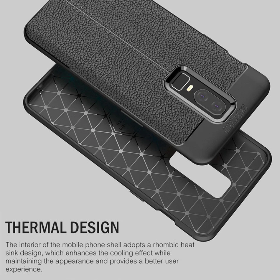 REAOOM Luxury Litchi Patterned Case for Oneplus 5T 3T Cover Full Protected Coque for Oneplus 3 5 6 Soft TPU Business Phone Cover  (3)