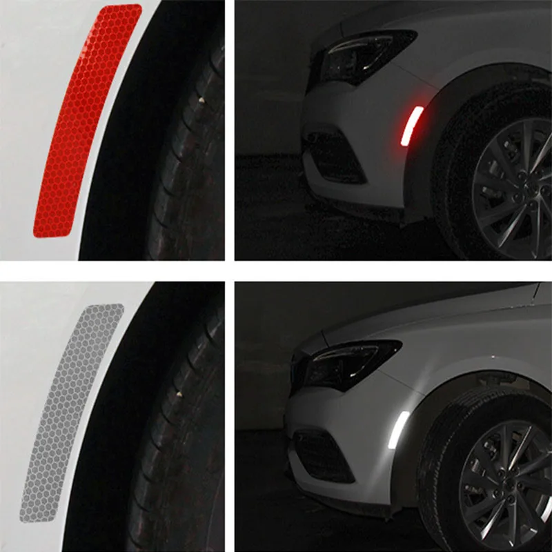 

Driving Safety Fluorescent Reflective Strip Warning Sticker For Toyota CHR Land Cruiser 200 Prado 150