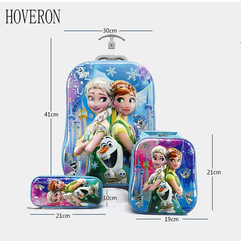 HOVERON 2019 الكرتون الاطفال السفر حقائب تسوق حقيبة للأطفال الأطفال الأمتعة حقيبة المتداول حالة السفر حقيبة على عجلات