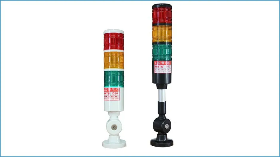 HNTD 50 раз Тип башенный светильник 24 В часто яркий 3 цвета зуммер светодиодный индикатор светильник ЧПУ станок Предупреждение светильник