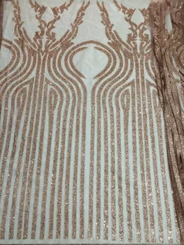 

tulle lace with glued glitter fashion yaking-276 african glitter lace fabric for party dress 5yard/lot embroidered