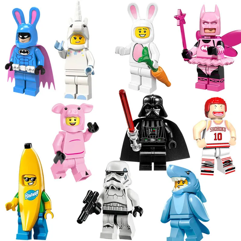 

Single Bricks Series 11 Hot Dog Man Panda Action Figures Collection Building Blocks Compatible LegoINGly Gifts Toys for Children