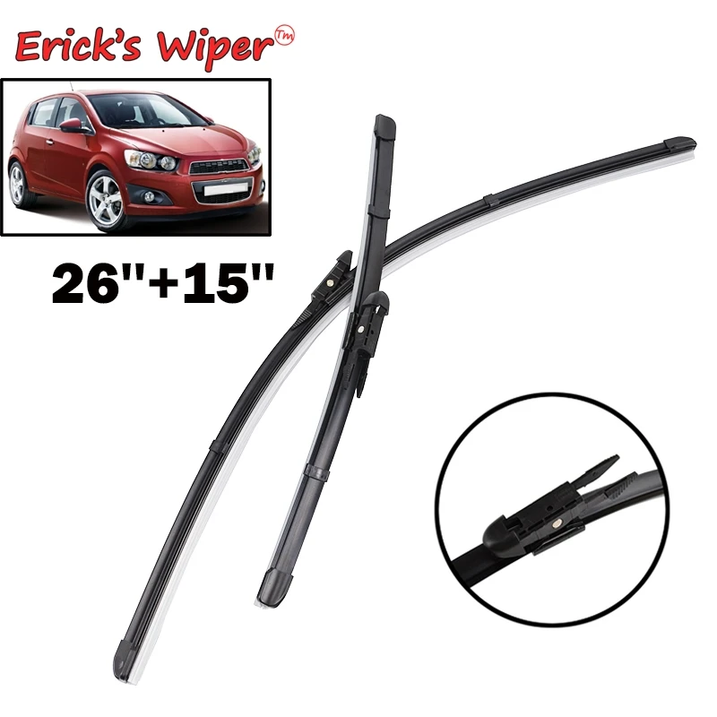 

Erick's Wiper Front Wiper Blades For Chevrolet Aveo ( 2012 - 2016 2017 ) Windshield Windscreen Front Window 26"+15"