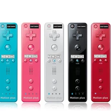 Для nintendo 2 в 1 для wii mote Встроенный Motion Plus внутренний пульт дистанционного управления для wii Remote Motionplus с силиконовый чехол