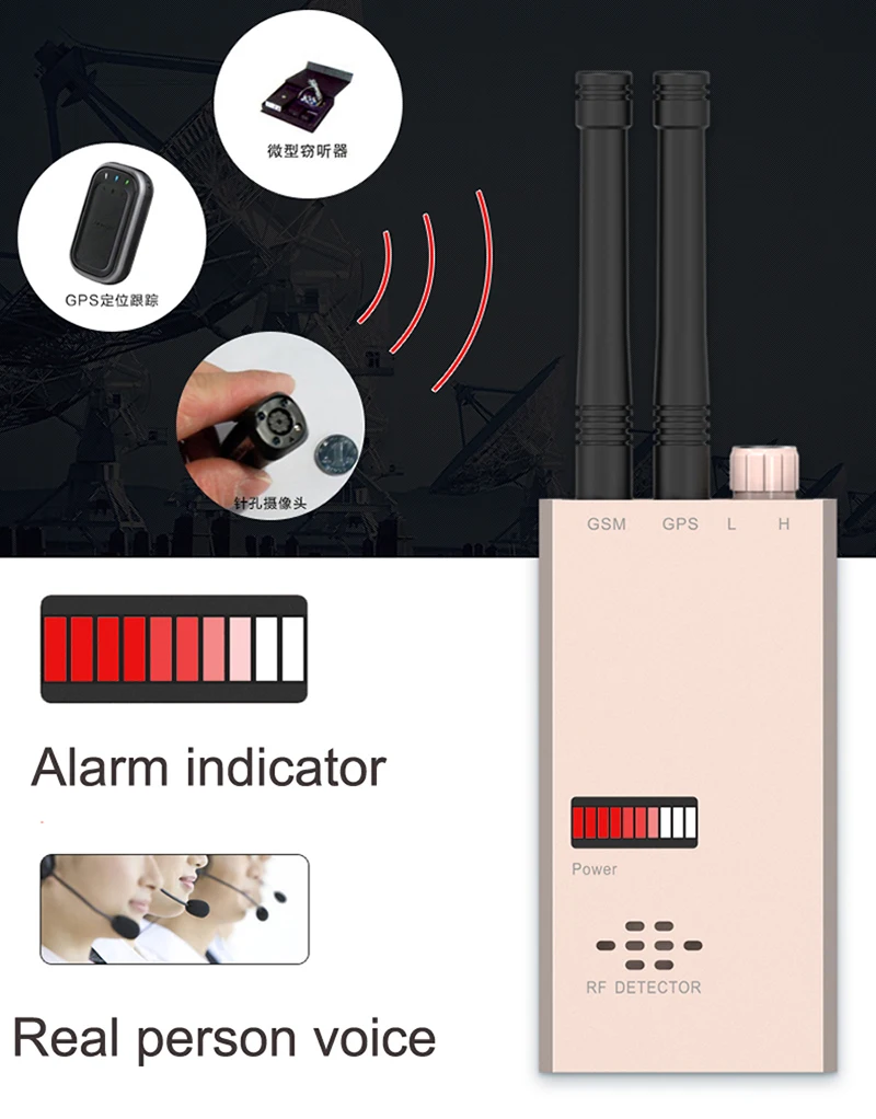 CC311 беспроводной сканер сигнала GSM устройство Finder RF детектор микро-волновой датчик безопасности сигнализация анти-шпионское Обнаружение ошибок