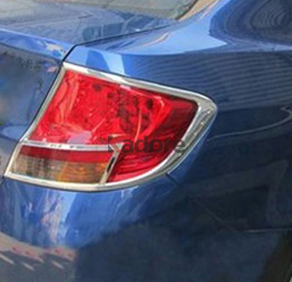 Для Chevrolet Sail 2010 2011 седан хромированная Задняя Крышка лампы Накладка Задняя рама автомобиля Стайлинг внешние аксессуары