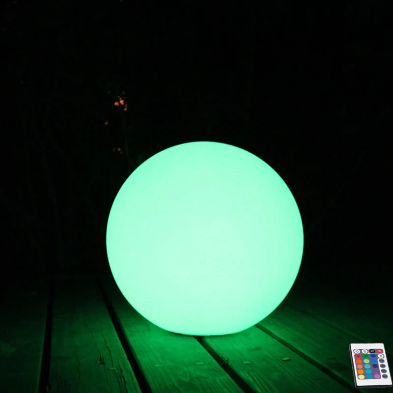 Волшебный RGBW светодиодный шар наружный диаметр 25 см перезаряжаемый, светящийся шар, водонепроницаемый светильник для бассейна шар для украшения праздника 1 шт