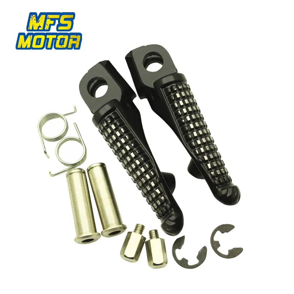Front Rear Passenger Foot Pegs For Kawasaki ZX6R ZX10R Bracket