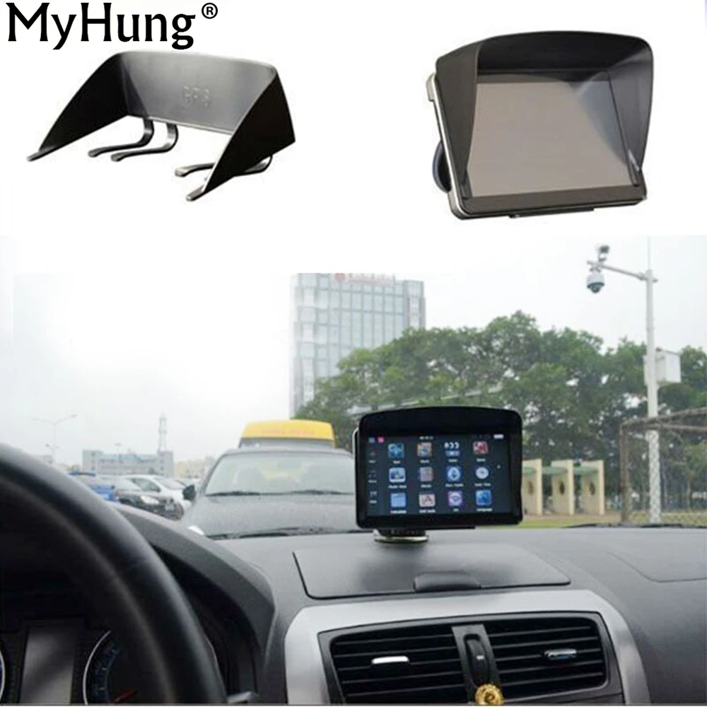7 Inch Navigation Sunshade Gps Navigation Sun Shade Hood Sun Hats Navigator Accessories GPS