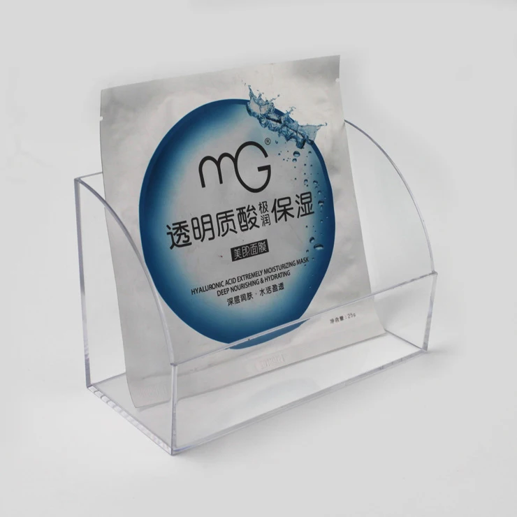 

Desktop acrylic Stand Holder For Mask Display frame Shelves Cosmetic Storage Box Bin