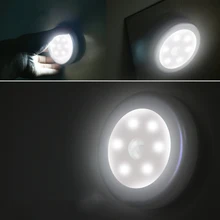 Мини светодиодный ночник с лентой 6 светодиодных ночников Abs автомобильные аварийные светодиодные фонари маленький портативный фонарь для спальни для коридора и кабинета