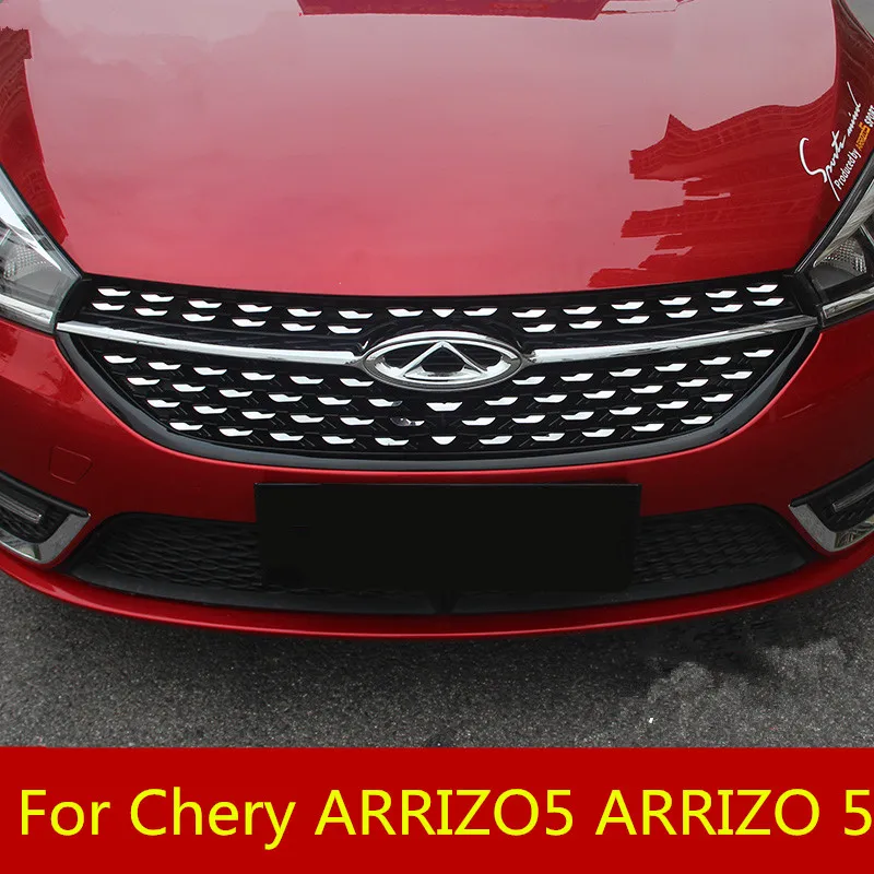 

Front car mark Decorative strip intermediate net Decorative bright strip Exterior car Accessories For Chery ARRIZO5 ARRIZO 5