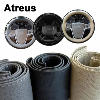 

Atreus Car steering wheel covers rims Genuine styling for Peugeot 307 407 207 301 Renault Megane 2 3 Logan Captur Clio Sticker