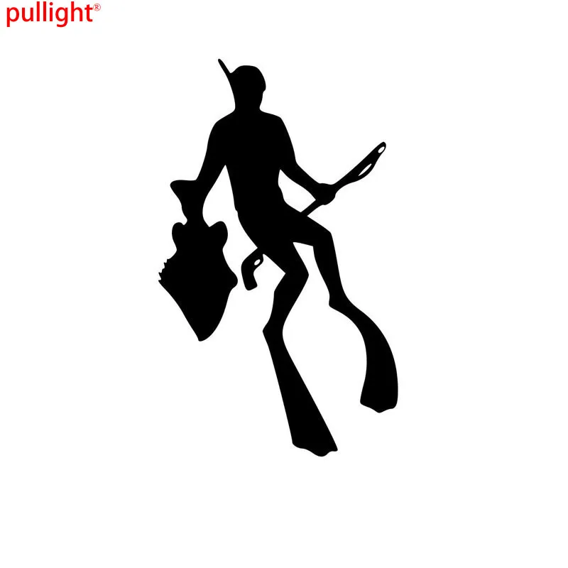 

7.9*13CM The Stylish Deep-sea Fishing Car Stickers Personalized Motorcycle Vinyl Decals