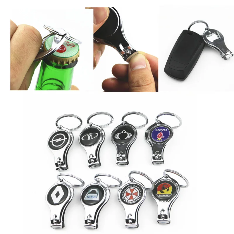 

New Metal Multifunctional Combination Car Key Ring For Lada Opel Renault Dacia SAAB Emblem Keychain Car Accessories Key Chain