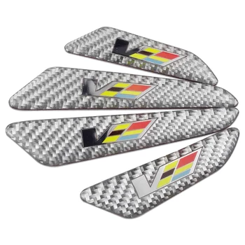 

Car Door Anti-Collision Bumper Strip For Cadillac SRX ATS CTS XT5 CT6 BLS Escalade XLR Deville Dts Tiburon V Logo Badge Sticker