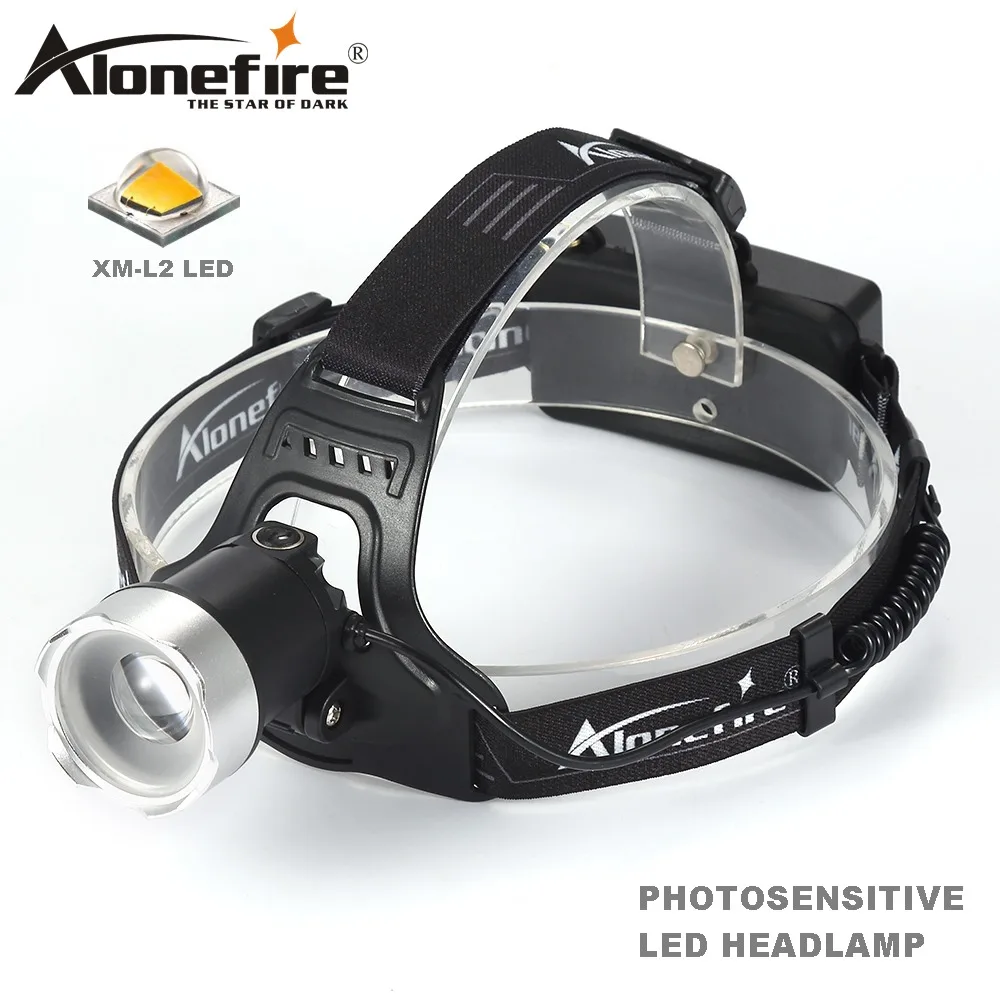 AloneFire HP34 Rechargeable LED headlamp Super Bright Waterproof CREE