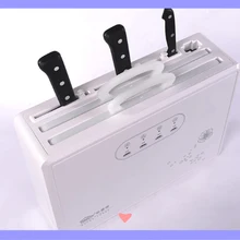 Нож Стерилизатор УФ озона Стерилизация Дезинфекция машина кухня стеллаж для хранения теплый ветер сушки