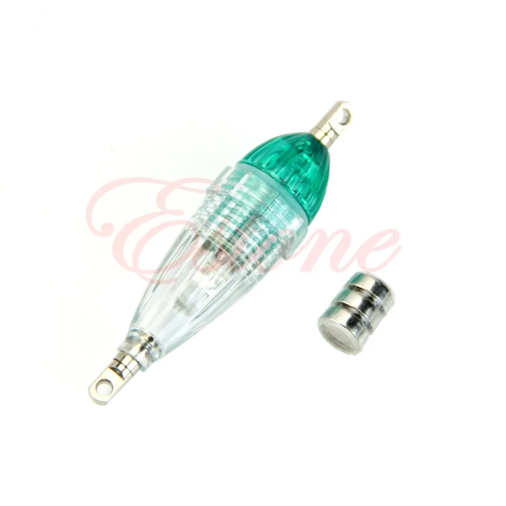 

New Hot Mini LED Deep Drop Underwater Fishing Squid Fish Lure Light Green Flashing Lamp