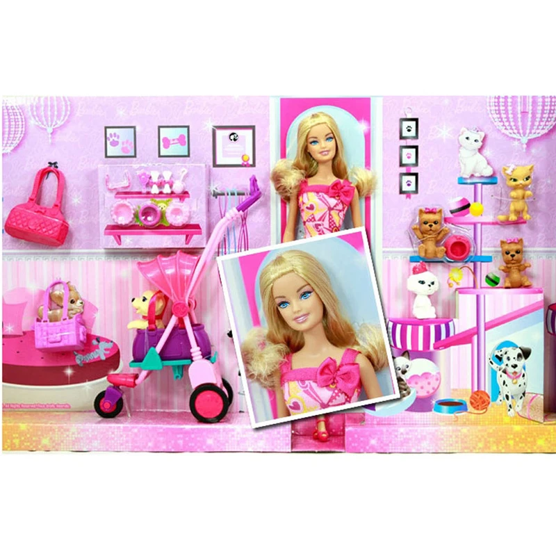 Бренд Barbie, модные куклы, модель велосипеда, игрушка для собак, для верховой езды, для девочек, подарок на день рождения, Barbie Boneca DWJ68