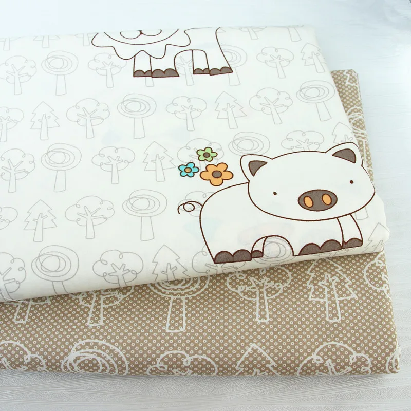 

Cartoon Kids 100% cotton Twill Fabric for DIY Sewing Quilting Fashion Dress Making Material For Baby&Child and Dolls