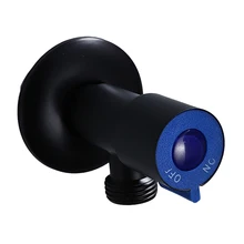 Угловой клапан для ванной комнаты из нержавеющей стали, без свинца, для холодной воды, запорный Vavle для туалета, кухонной раковины