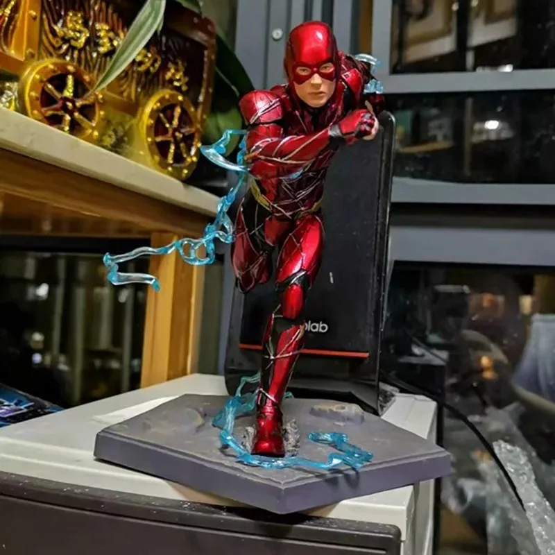 Movie Justice League The Flash Iron Studios Running Version  PVC Action Figure Collection Model Toy Doll Gift (7)