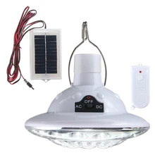 22 LED Solar Powered Yard Outdoor Hiking Tent Light Camping Hanging Lamp With Remote Control Pure