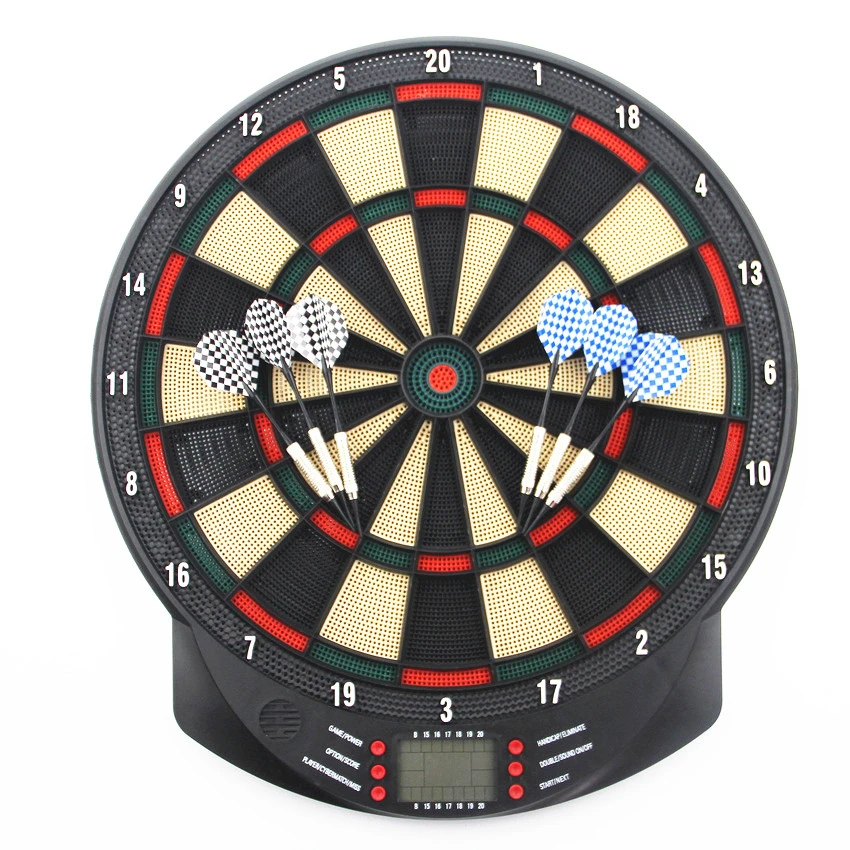 Entertainment Games Electronic Dartboard Game Set LCD Display Automatic Scoring