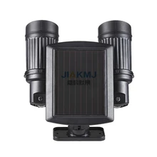 Солнечный свет прожектора двойной головы человека Средства ухода за кожей индукции Сенсор свет дома телескоп свет 14 светодиодный прожектор сад свет