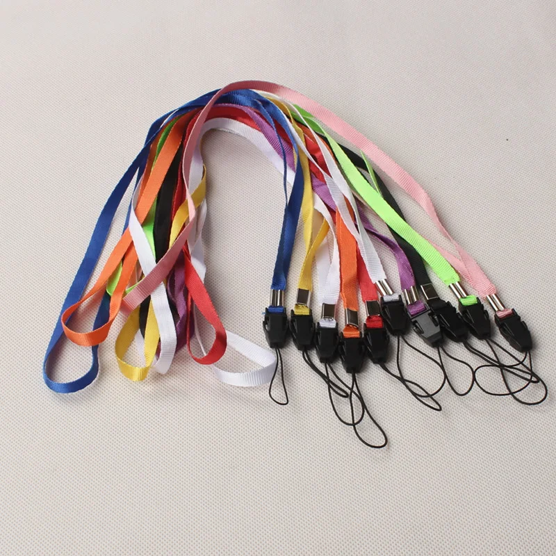 1 قطعة الحبل شريط حول ياقة الملابس ID بطاقة تمرير شارة جيم مفتاح/الهاتف المحمول لمكافحة خسر USB قوس DIY الحبل لاسو الحبل