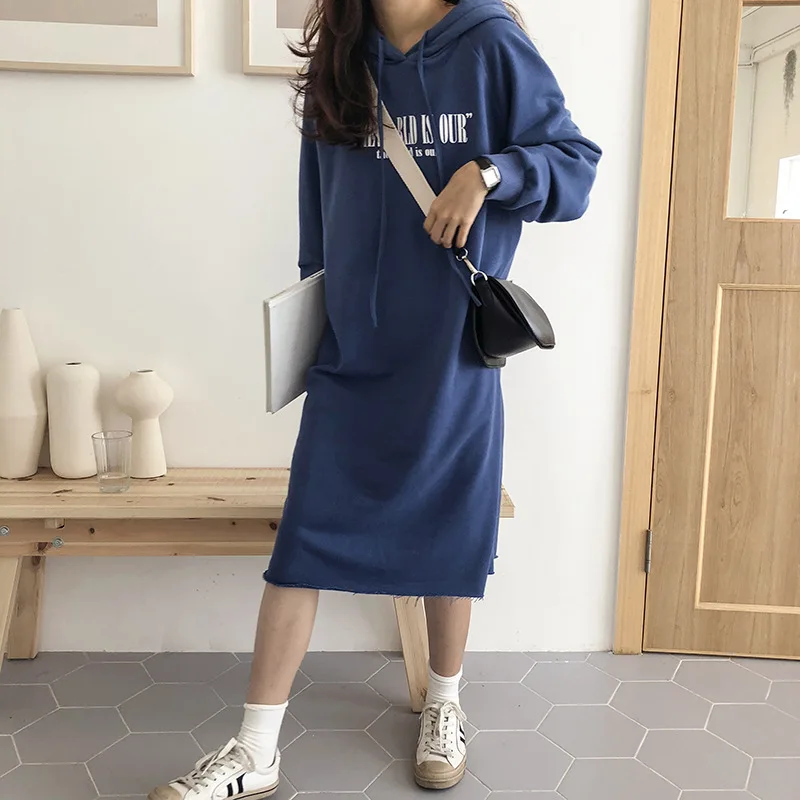 midi hoodie dress