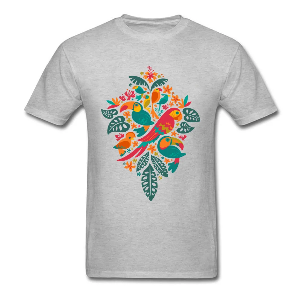 Tropicana T-shirts 2018 New Short Sleeve Simple Style Pure Cotton O Neck Male Tops T Shirt Normal T Shirt Summer/Fall Tropicana grey
